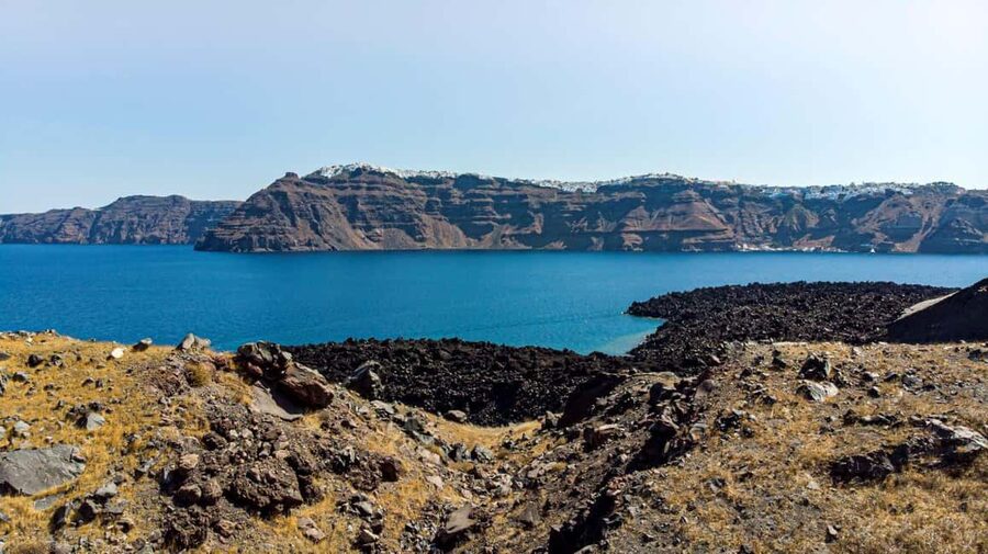 Santorini Volcano, Hot Springs Adventure - Swimming at Palea Kameni’s warm springs