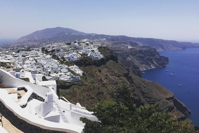 Santorini: Walking Tour of Fira - The Orthodox Metropolitan Cathedral and caldera edge
