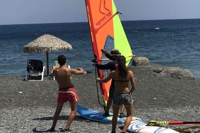 Santorini Windsurfing lessons - The value of a two-hour Santorini activity