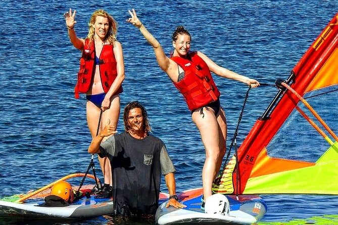 Santorini Windsurfing lessons - What happens at Nemely Windsurf & SUP Center