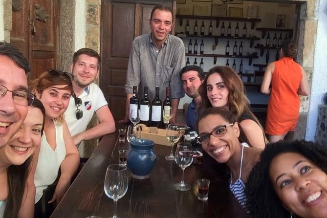 Santorini Wine Adventure with 12 Wine Tastings, Tapas and Sunset - Santo Wines brings the caldera view