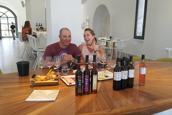 Santorini Wine Tasting & Food Pairing :Taste good life at Santorini - Walking through Megalochori to Gavalas Winery