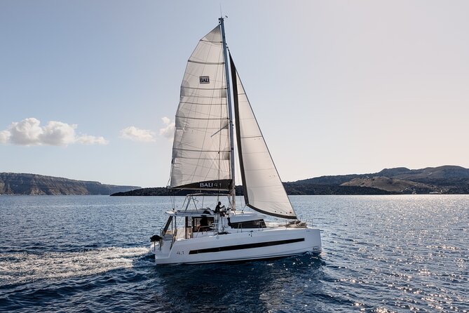 Shared Catamaran Half Day Cruise in Santorini - The Akrotiri Lighthouse and the southwestern coast