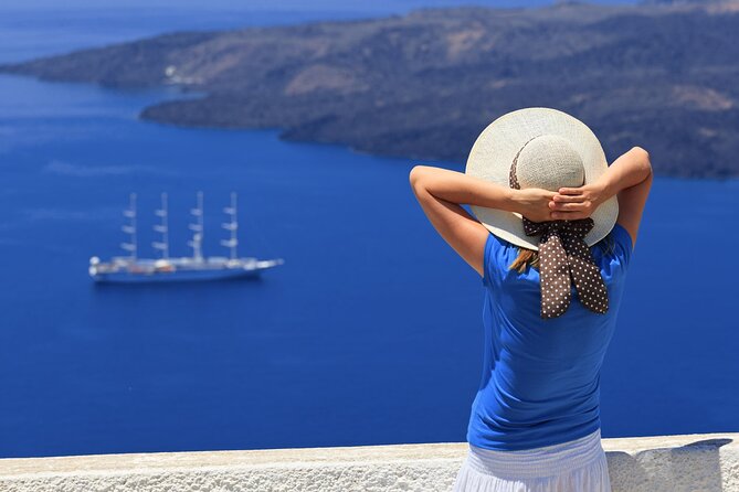 Shore Excursion & Sightseeing at Blue dome Santorini - Oia brings the famous sunset finish