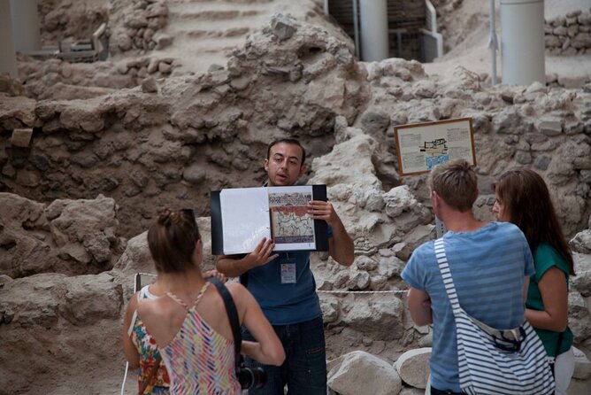 Small Group Santorini Discovery Tour with Lunch and Wine Tasting - Wine, lunch, and Santorini’s unusual vineyards