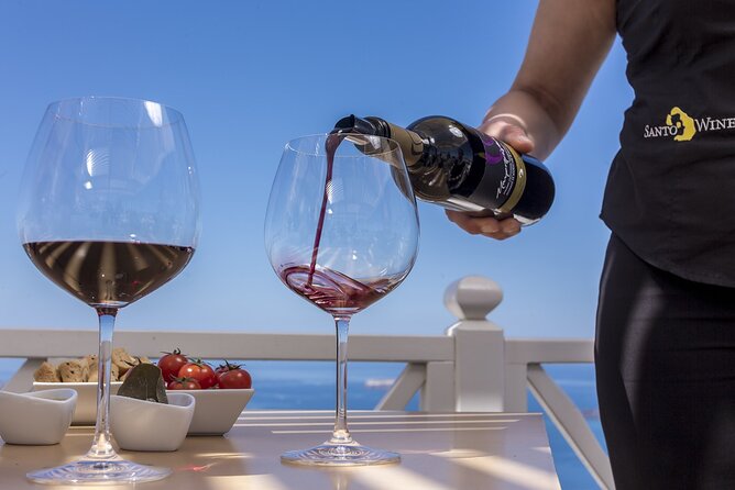 Small Group Santorini Discovery Tour with Lunch and Wine Tasting - Prophet Elias for the widest views