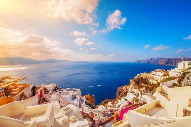 Sunset In Oia & Traditional Villages Bus Tour - Mesa Gonia and the feel of an old village