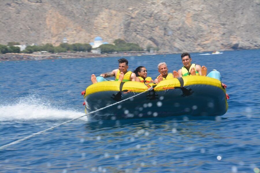 Thrill Waves Tubing at Perivolos Beach, Santorini - Small details that make the session easier