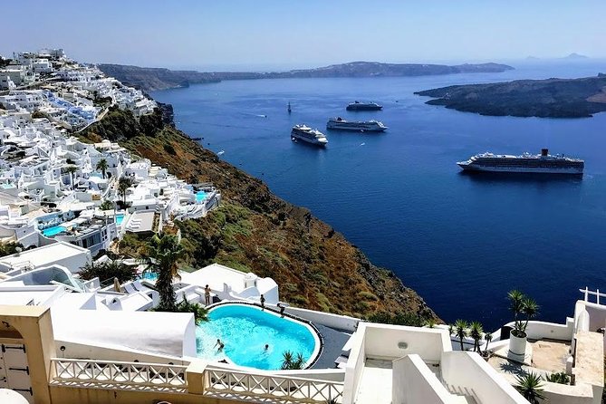 Top Santorini Attractions Highlights Day Tour with Host - Pyrgos and Megalochori: the best village contrast