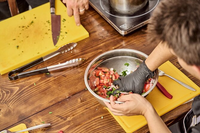 Traditional Kouzina Santorini Cooking Experience - Cooking Santorinian Salad and Local Fava